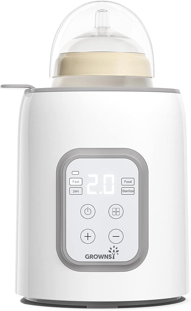 Grownsy 8-in-1 Fast Baby Bottle Warmer