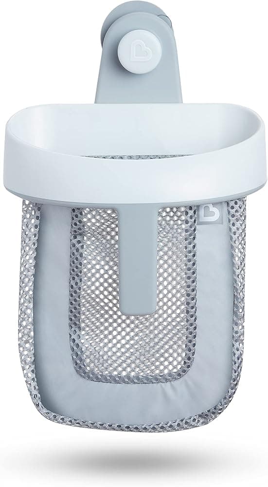 Munchkin Super Scoop Hanging Bath Toy Storage, Grey